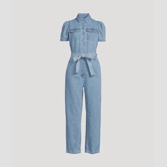 BOYISH. Vincent Slim-Fit Denim Jumpsuit - Picture 1 of 4